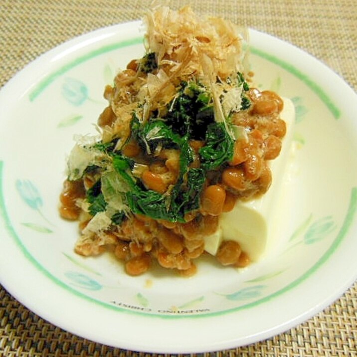 ほうれん草の納豆冷奴 レシピ 作り方 By エゾモモンガさん 楽天レシピ ほうれん草の納豆冷奴 レシピ 作り方 By エゾモモンガさん 楽天レシピ